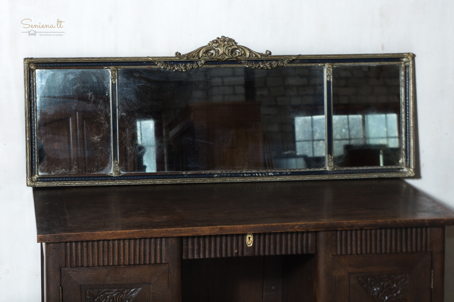 Antikvarinis prancūziškas veidrodis